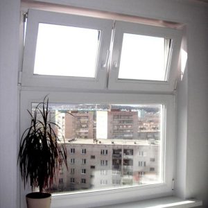 Противопожарное окно с фрамугой / серия FRM1077